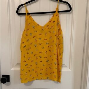 Shinestar Mustard Floral Camisole